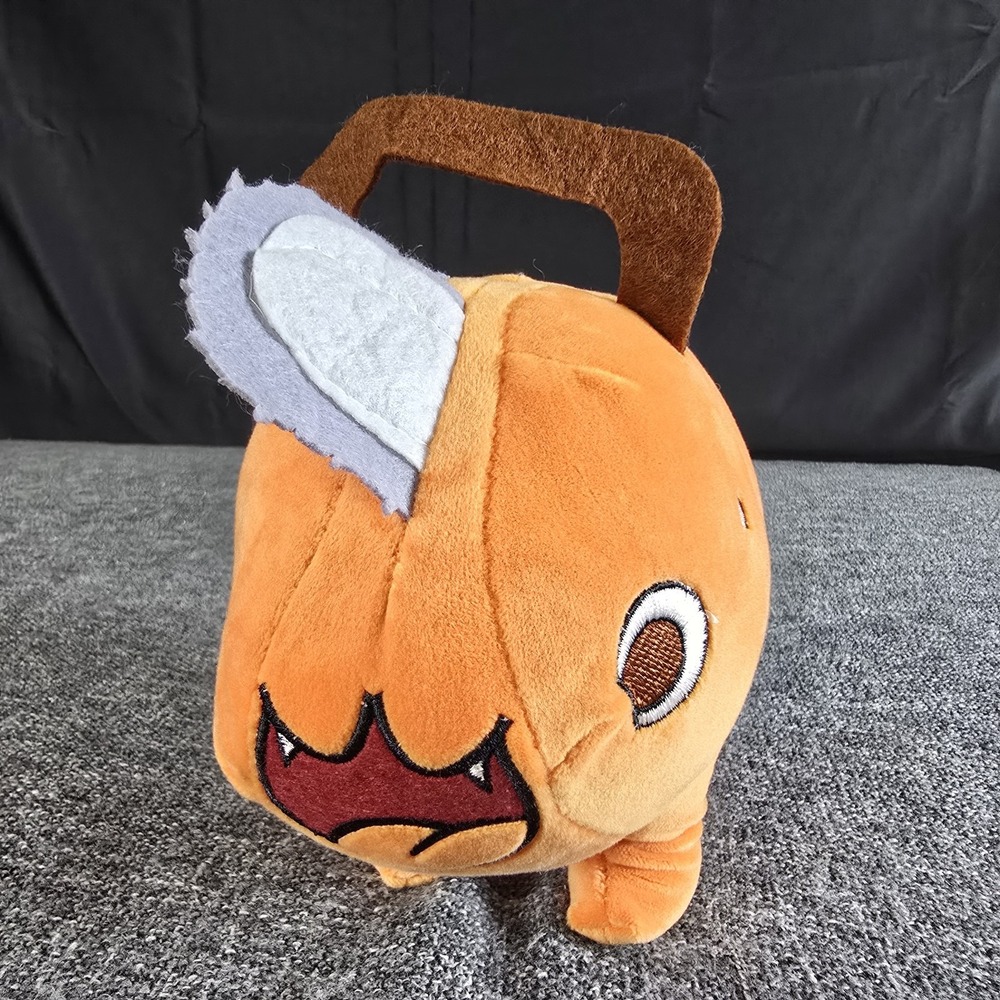 Chainsaw Man Pochita Plush Orange Stuffed Animal Toy Anime 9 Inch